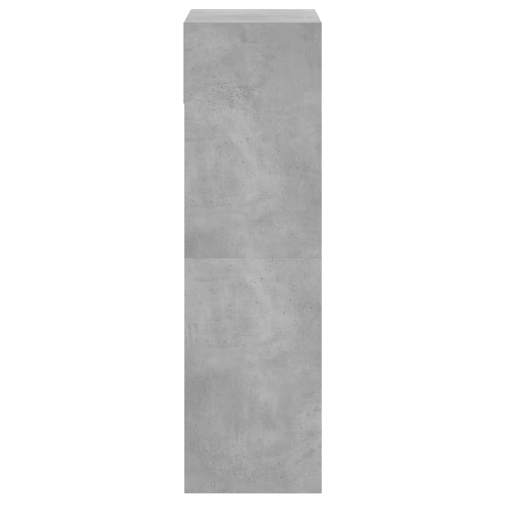 Vidaxl Szafka Na Buty, Szarość Betonu, 60X34X116 Cm