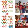 Fun Christmas Party Photo Props With Cartoon Design For Festive Decorations