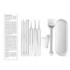 Blackhead Remover Comedone Squeezer Set Stainless Steel Pimple Squeezer Tool Acne Pimple Tweezers for Nose Face Care