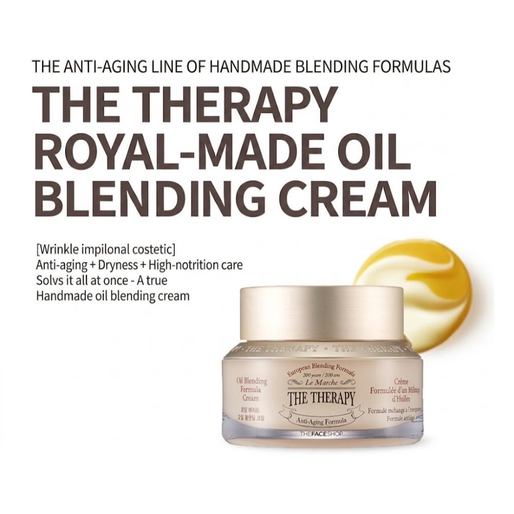 The Face Shop The Therapy Royal Made Oil Blending Fomula Cream 50ml
