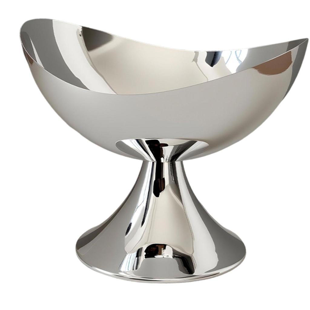 Decorative And Multifunctional Metal Fruit Bowl, Ideal for Storing Snacks Drinks, Perfect