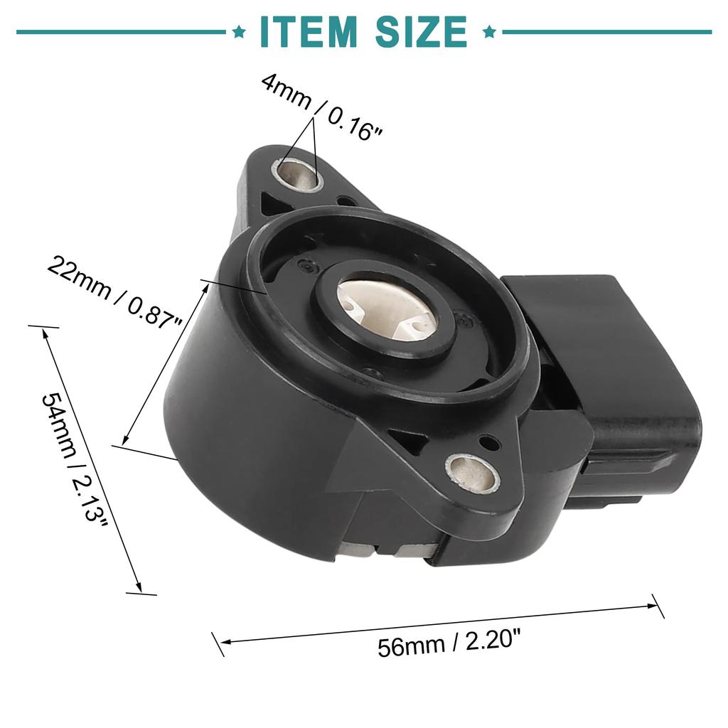 ACROPIX 89452-87114 Car Throttle Position Sensor Replacement for Toy ota Compatible with Duet Cami, Black, 1 Pack