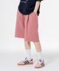 MOZMOZ Double Cotton Wide One-Pleat Training Shorts Pink