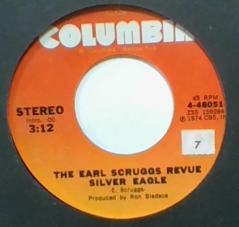 

7inch Record EARL SCRUGGS REVUE Travelin Prayer 446051 Columbia 1974 Canada Rock Used