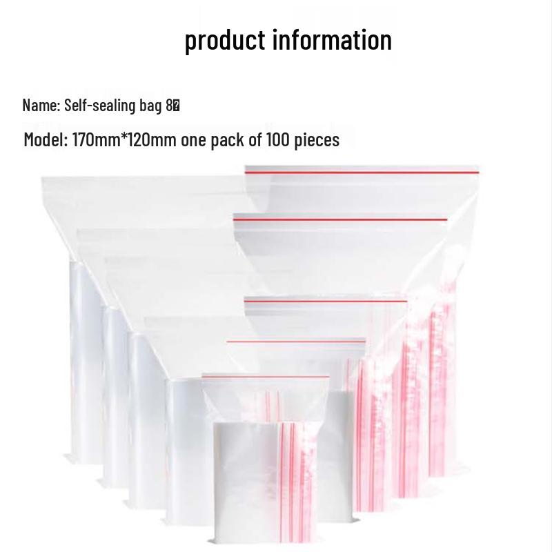 Solid King Self-Sealing Plastic Bags