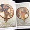 [USED] Alphonse Mucha Art Collection "Alphonse Mucha" Framed Edition with 3 Leaves