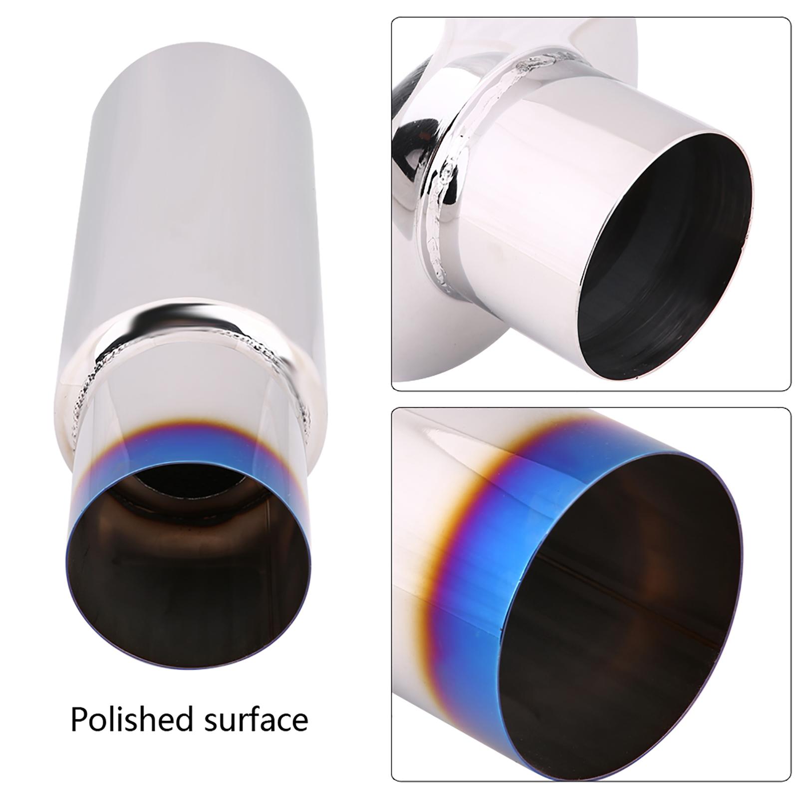 

2,5-дюймовый впускной 4-дюймовый наконечник N1, глушитель из нержавеющей стали, задняя выхлопная труба автомобиля