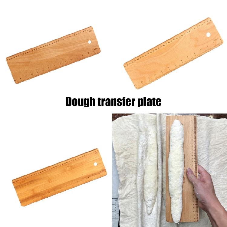 Kitchen Wood Bread Peels Bread Flipping Plate Dough Transferring Plate Wood Texture Suitable for Various Dough Size