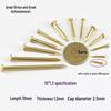 Round Head Brass Nails for DIY Projects and Picture Hanging