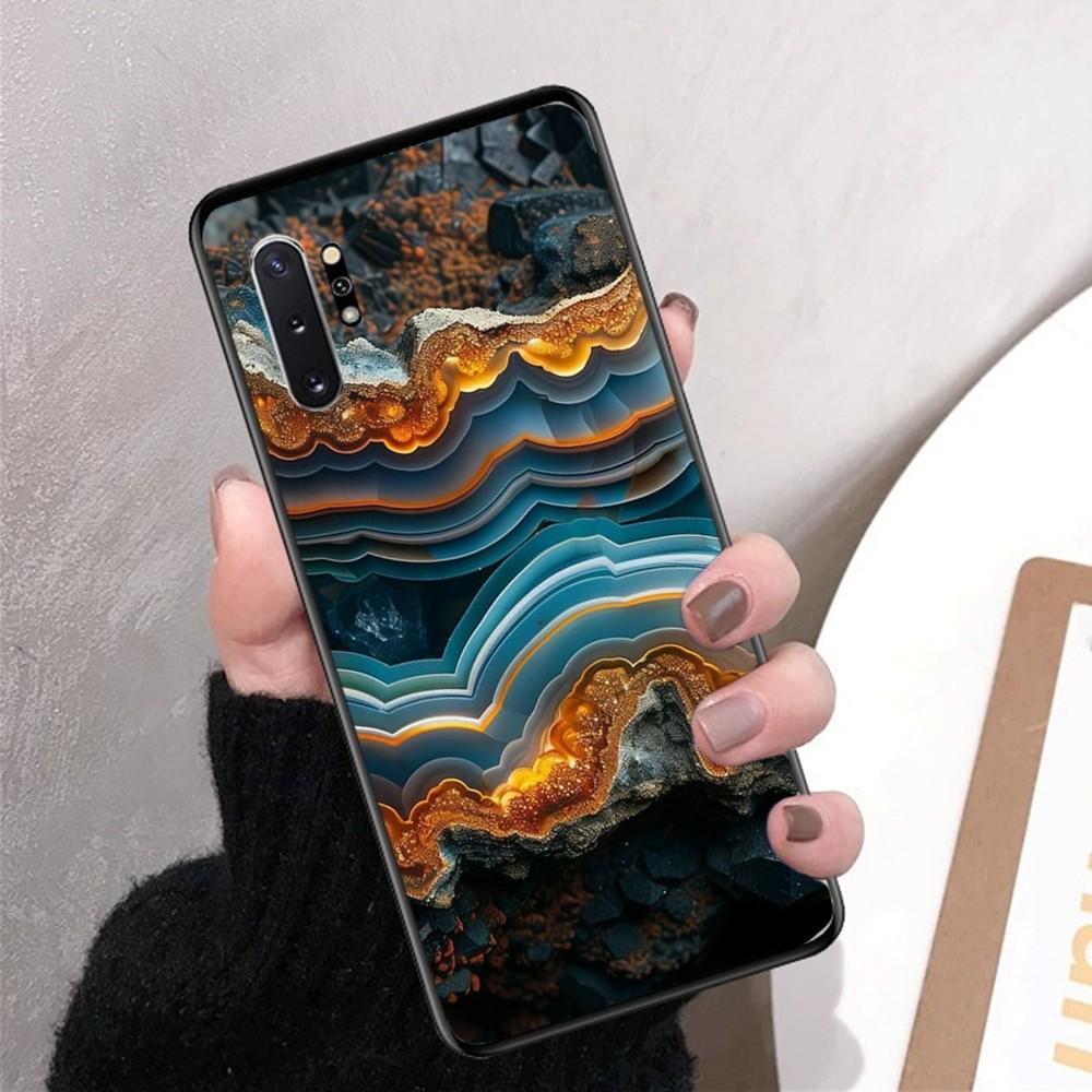 Marble Agate Pattern Phone Case For Samsung Note 8 9 10 20 Pro Plus Lite M 10 11 20 30 21 31 51 A 21 22 42 02 03
