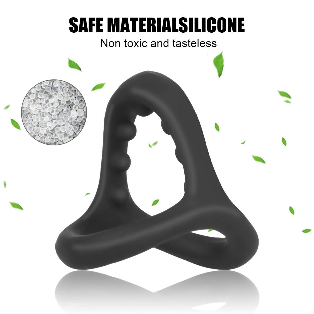 Zpožděná ejakulace Sexuální hračky pro muže 18 Pánský kroužek na penis Prodloužení erekce Penilní kroužek Silikonový Sex shop Erotické hračky