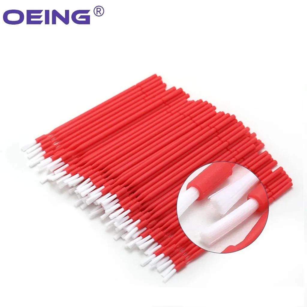 100 Stück Dental Microbrush Applikatoren Einweg Micro Bürste Biegsamer Langer Stiel Bürste Zahnaufhellung Mund Zahnarzt Reinigungs Werkzeuge