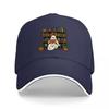 Ghost Reading In Library Bookshelf Halloween Theme Baseball Cap with Pumpkin and Plant Design Black Adjustable Hat for Adults