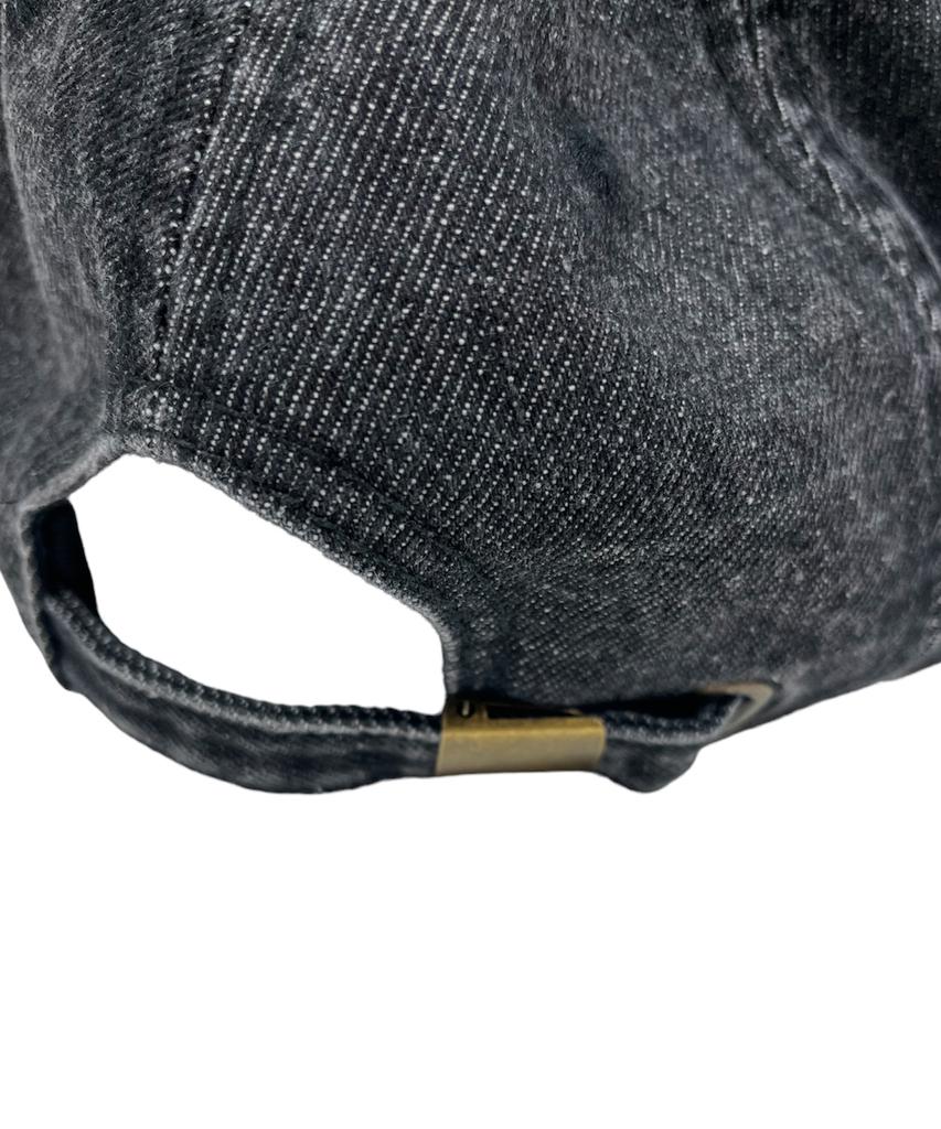 SK8ER ROCK Doodle Star Washing Denim Ball Cap (Black)