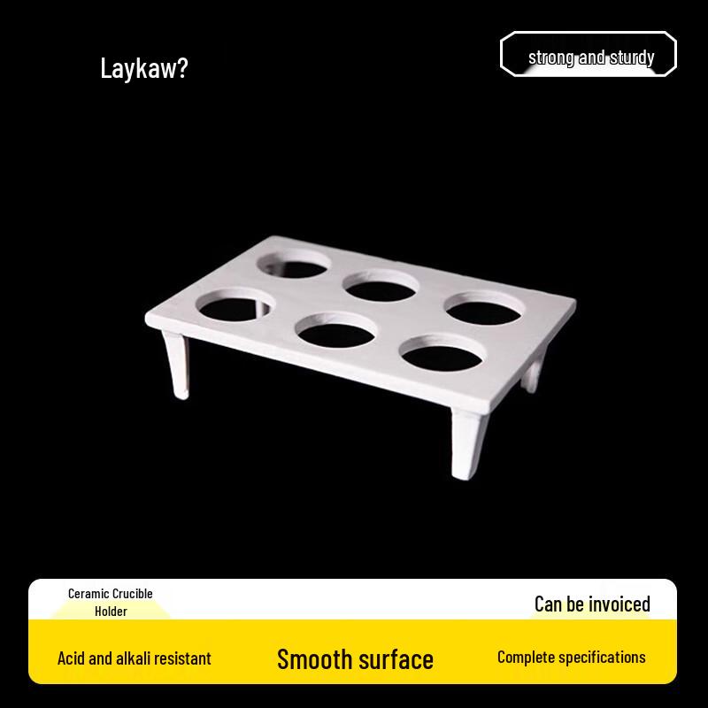 Laboratory Ceramic Crucible Rack 30ml