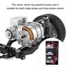 Single Phase Magnetic Electric Motor Starter 220V Waterproof Magnetic Motor Starter Switches Box Motor Protector