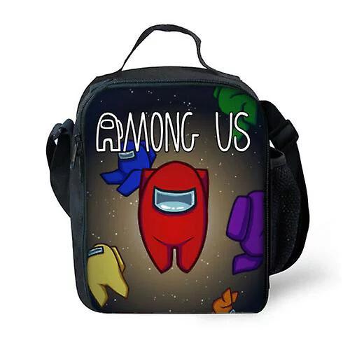 Sonic Lunch Bag Student Picnic Bag Oxford Cloth Cartoon Printed Portable Lunch Box Bag