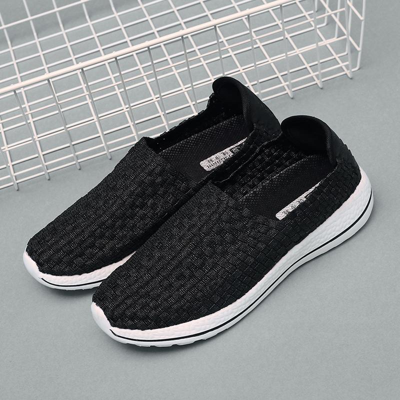 Letnie damskie trampki Komfortowa pielęgniarka Plus Size mieszkania mokasyny miękkie buty sportowe do chodzenia po plaży lekkie wsuwane