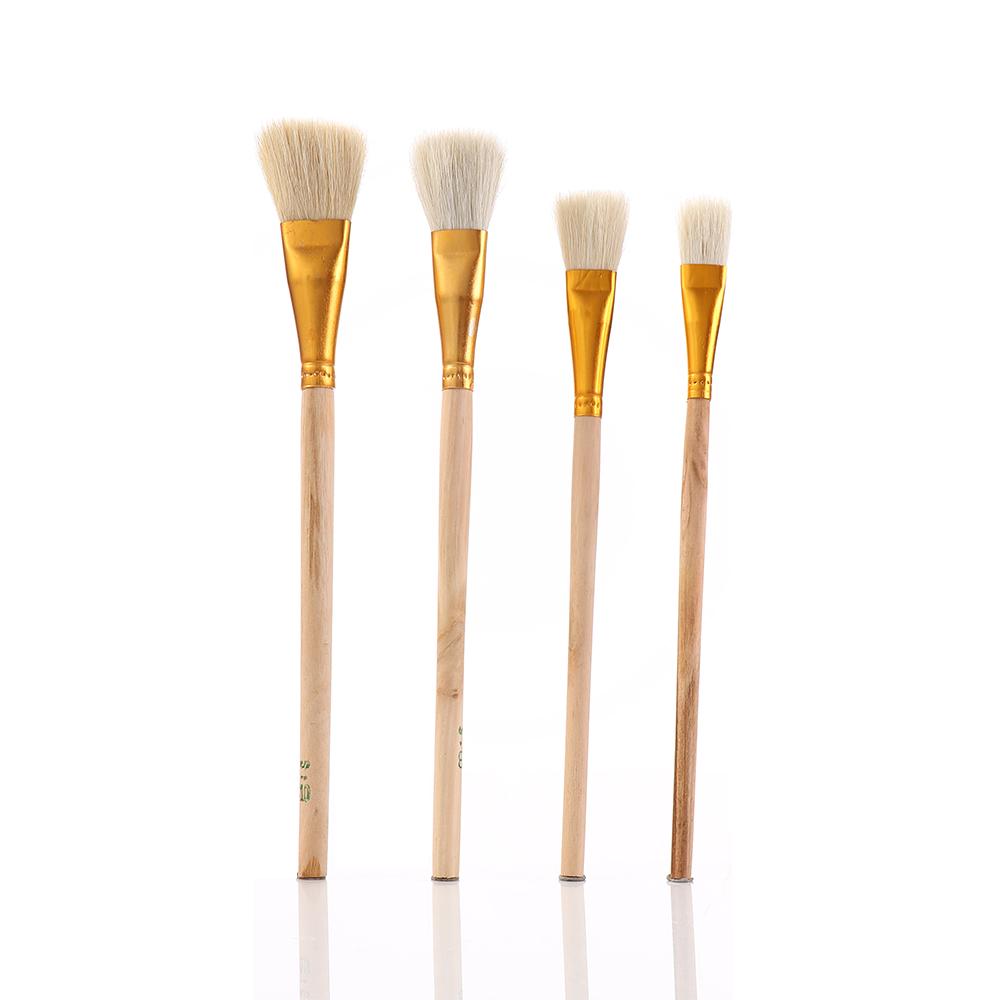 Professional Durable Bristle Artist Wool Brush Set Acrylic Paint Brushes Oil Painting Watercolor Painting