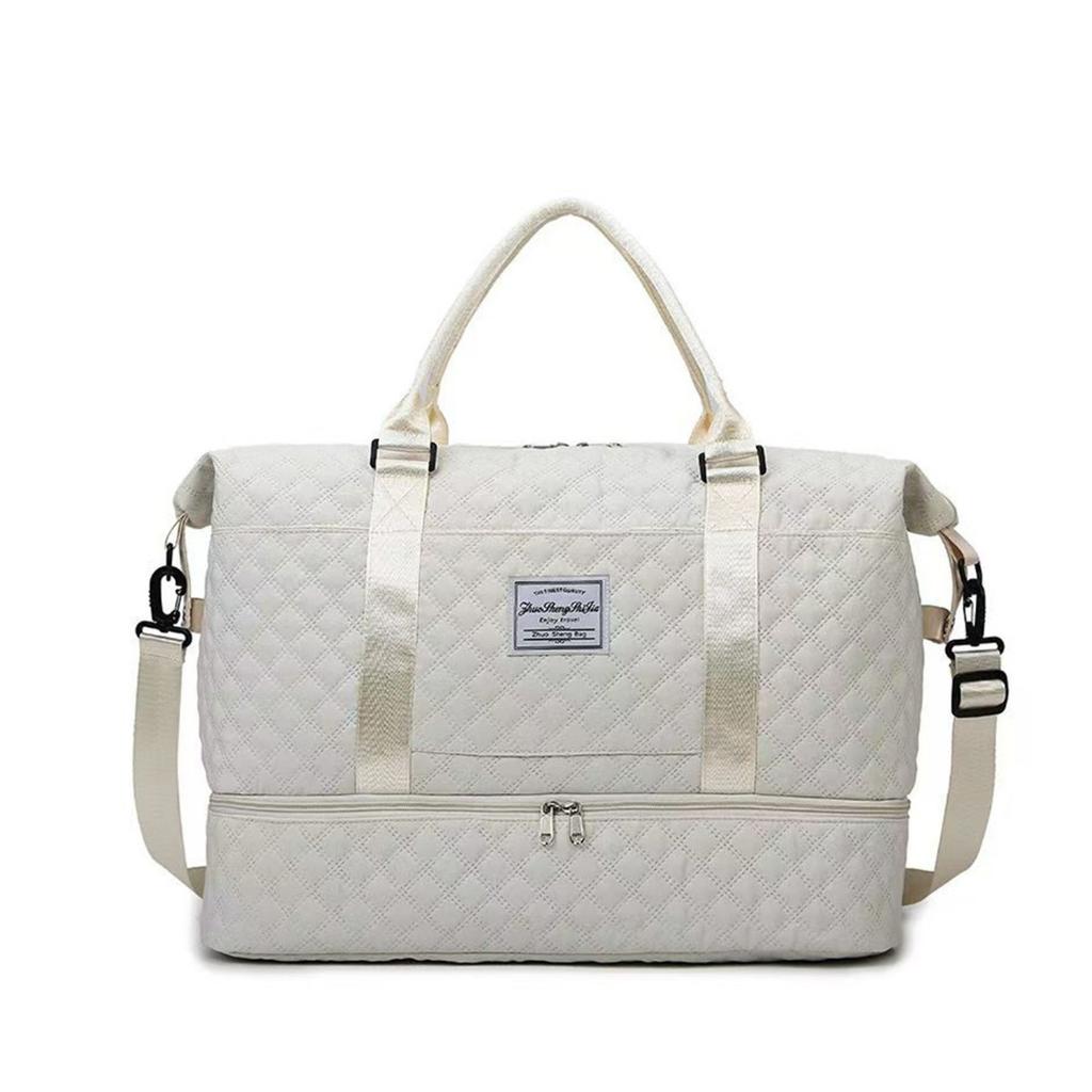 Personalized Casual Large Capacity Multi-layer Handbag Extra Large Capacity Commuter Quilted Embroidery Personalized Casual Travel Bag