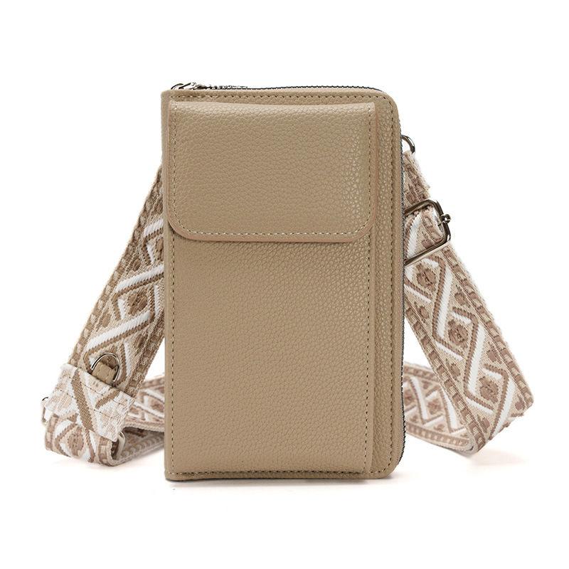 Women Fashion Shoulder Bags and Mini Purse Casual Phone Bag Zipper Wallets for Ladies Card Holder