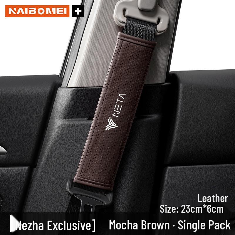 Nezha Car Seat Belt Shoulder Pad Protector for U/V/S N01/03E-TAKE Models - Interior Accessory