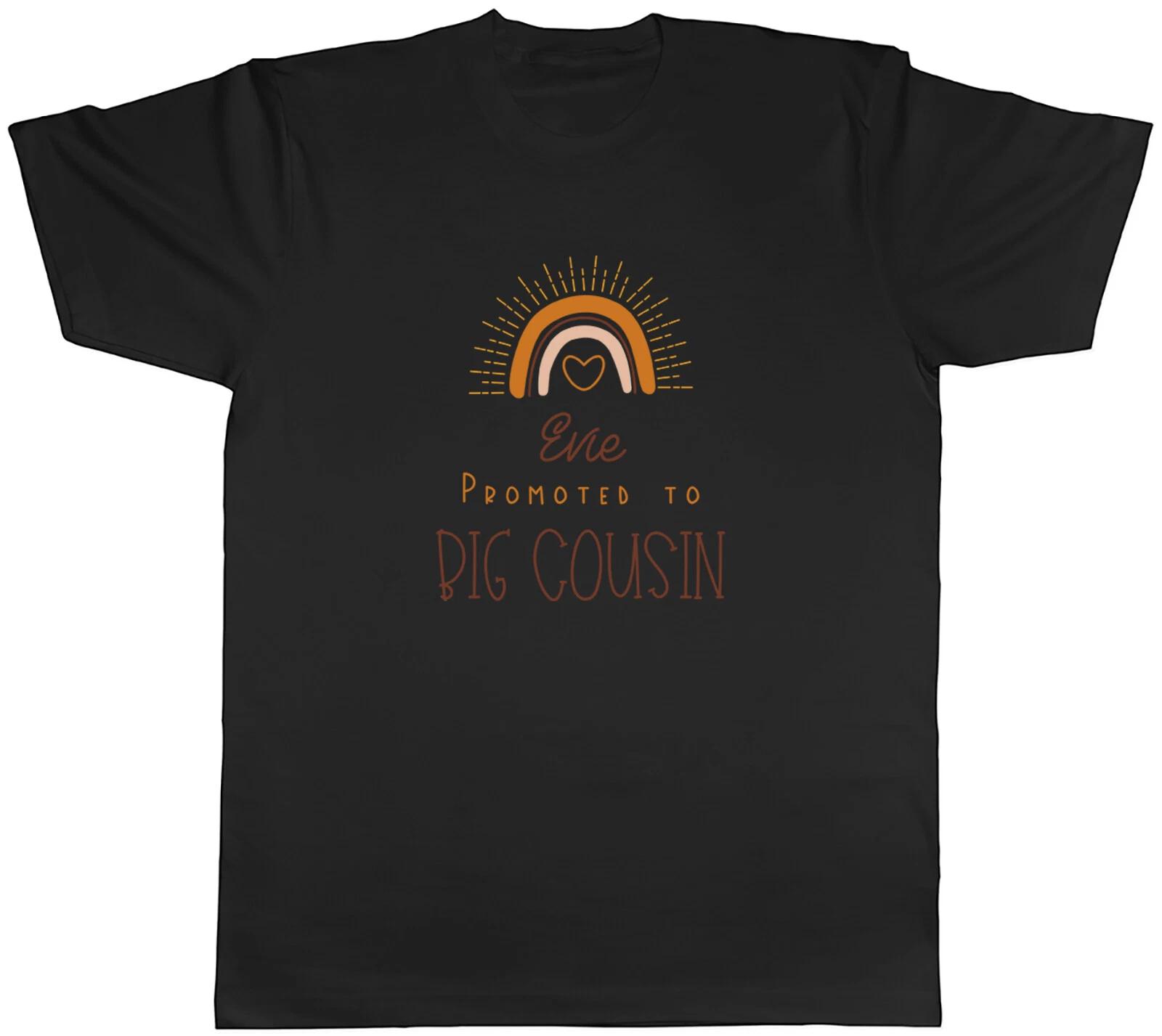 Personalised Promoted To Big Cousin Mens T-Shirt Any Name Unisex Tee Gift XXL