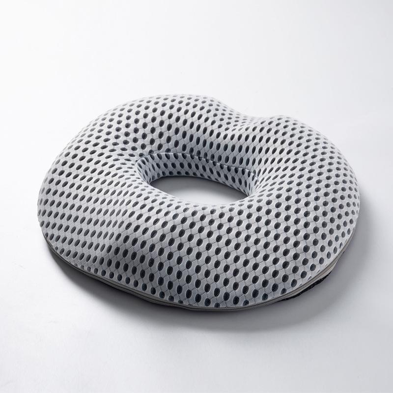 Ergonomic Hemorrhoid Relief Cushion: Breathable, Hollow Design for Pregnancy & Postpartum Comfort