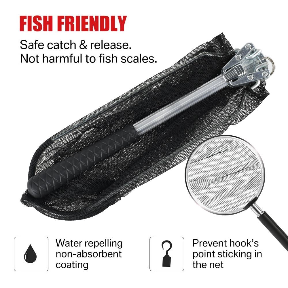 Triangular Fly Fish Landing Net Foldable Floating Fishing Net Portable  Freshwater Fishing Net Fishing Gear and Gifts for Men