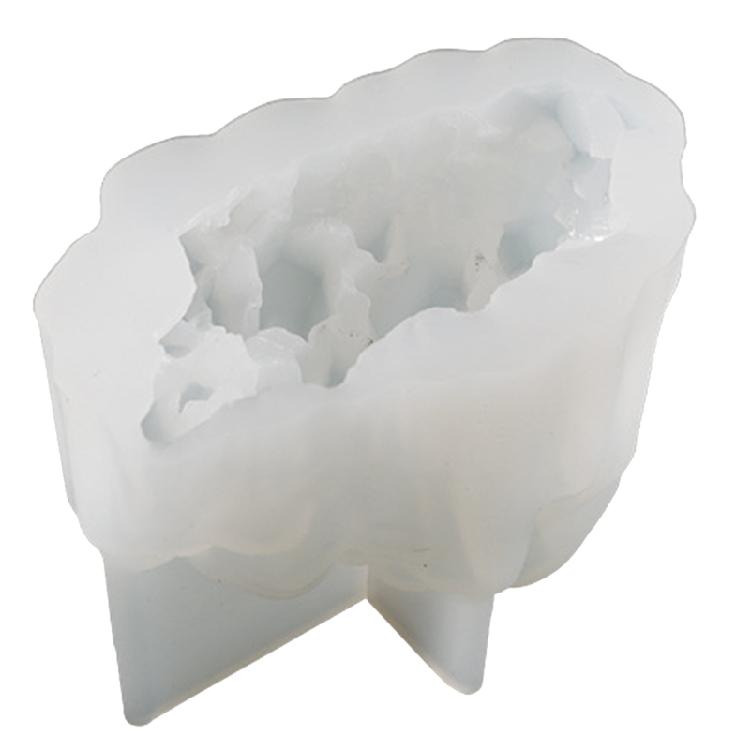 Diy Handmade Products Crystal Cluster Ornament Silicone Mold Ice Cluster Ornament Shape Mold Scented Candle Mold