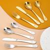 Children's 304 Stainless Steel Cutlery Set - Knife, Fork, Spoon & Bear Design, Ideal for Kindergarten or Gift