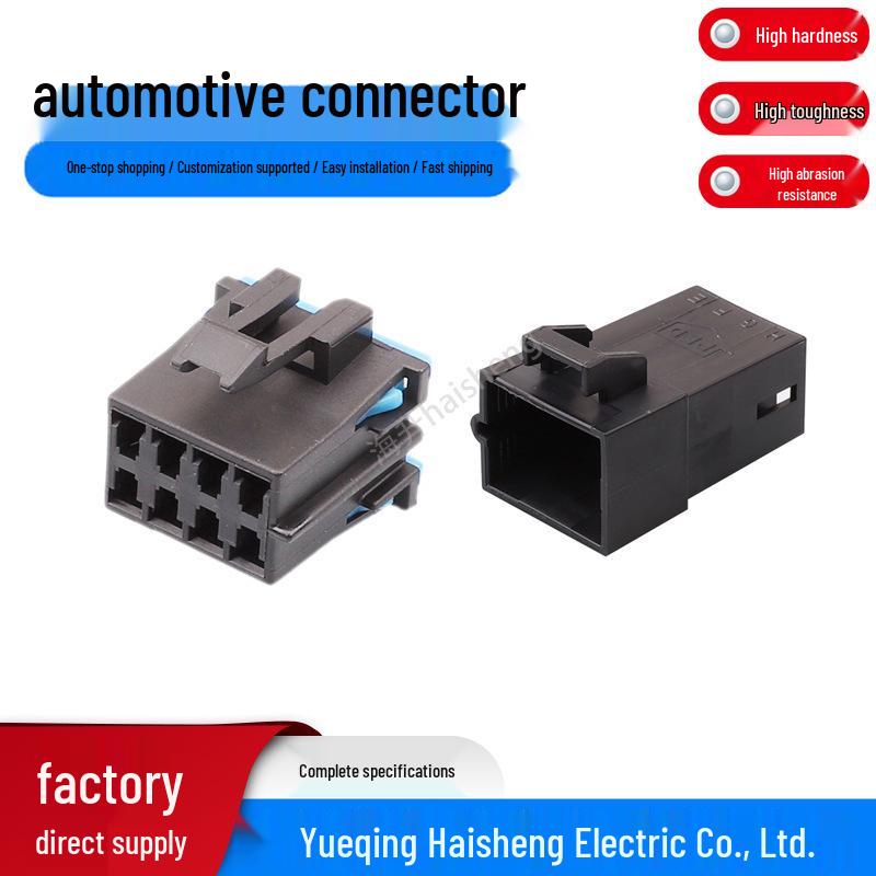 2.8 Series Black Automotive Wiring Connector Plug for Vehicle (Part #12064998, #12066195)
