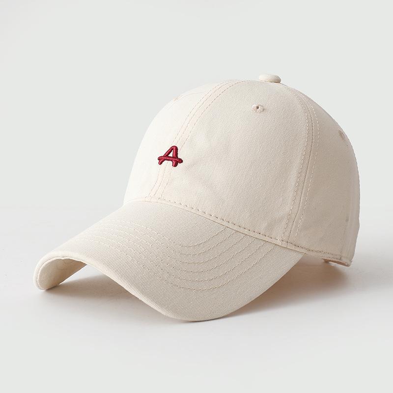 Premium cotton hat women's spring and summer face small soft top baseball cap outdoor sports cap sun hat