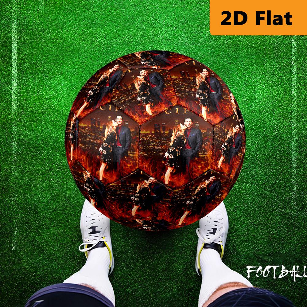 Fiery Romance City Soccer Ball Suitable for both training and competition High elasticity No. 5 football Wear-resistant and slip-resistant