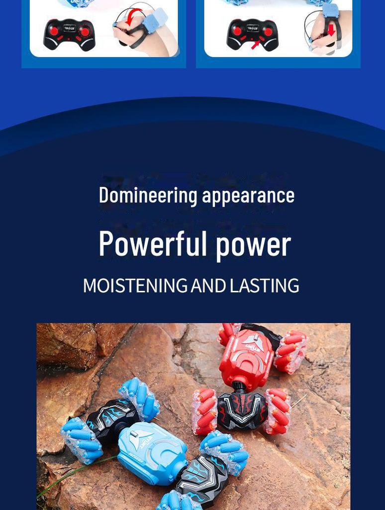 Mașină cu telecomandă și senzor de gesturi pentru cascadorii: Design cu răsucire mare, jucărie off-road 4x4