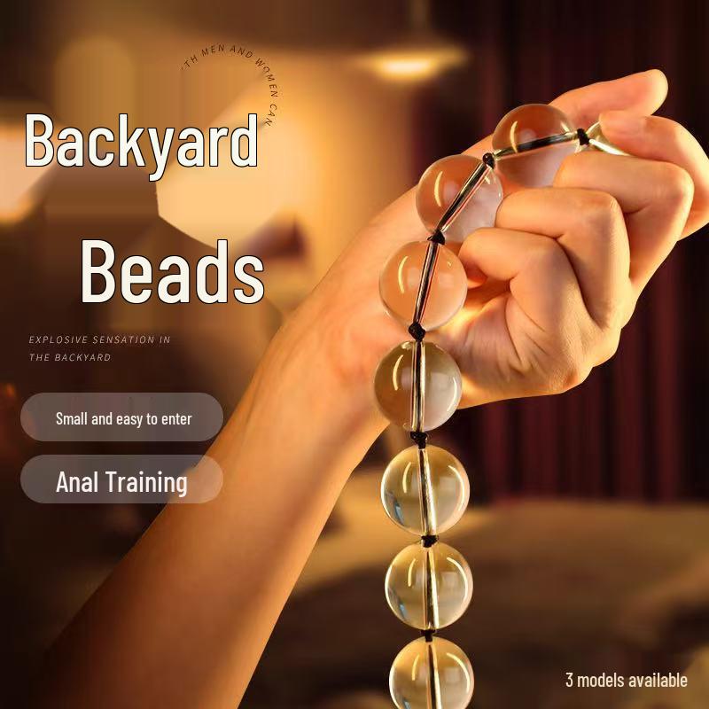Unisex Sensual Glass Anal Beads - Super Long Alternative Dilator Toy