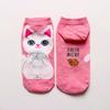 5 Pairs of Women's Cartoon Cat Printed Socks Can Be Machine Washed, Suitable for Casual Outdoor and Indoor Wear