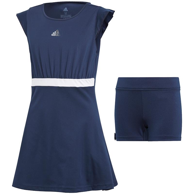 Adidas Grade School Two Piece Skirt Sets Crew Neck Moderate Short DU2482 152