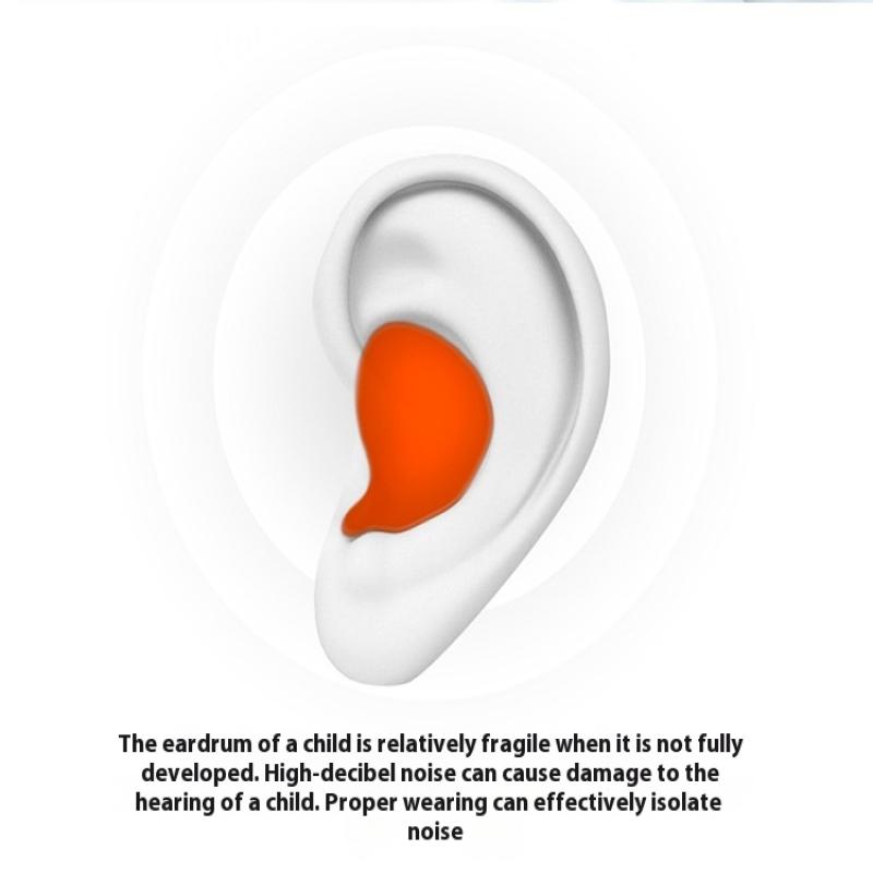 6Pcs/Box Silicone Mud Children Adults Sleep Earplugs Sound Insulation Noise Reduction Anti-Noise Swimming Waterproof Earplugs