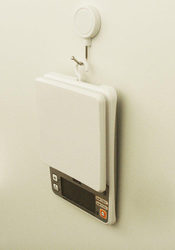 Tanita WH White Cooking Measures Rice Measures Up To 2kg In Digital Kitchen Scale for Cooking KJ-215 Scale, Calories, 0.5g Increments,