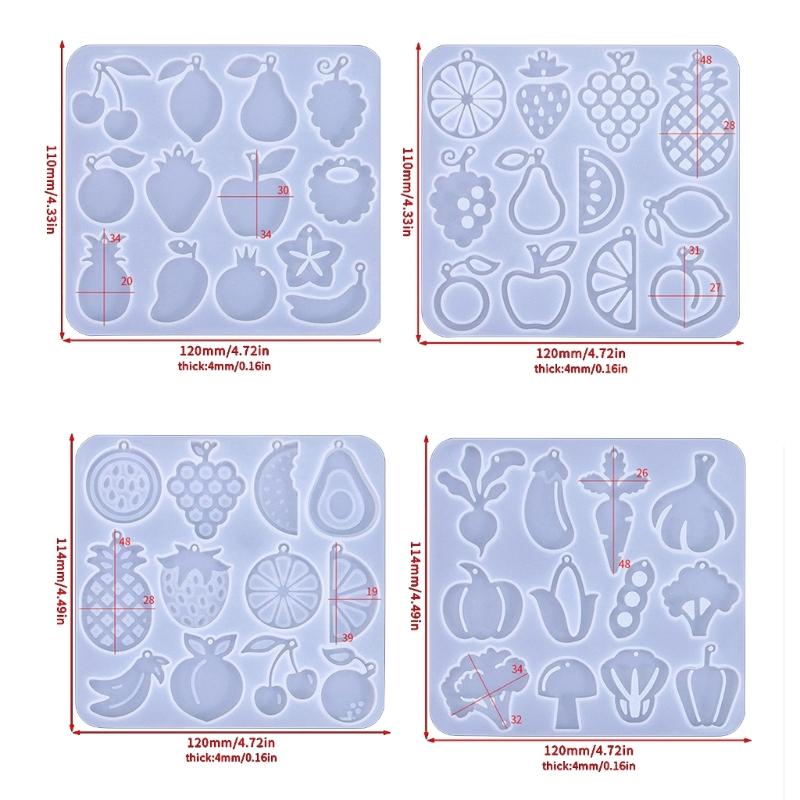 Earrings Silicone Molds Crafting Tools Silicone Pendant Moulds Keychain Mold Perfect Gift for Jewelry Making Enthusiasts
