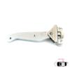 BDP23 Høyre Bak skyvedør Nedre bunn rulleføringshengsel 701843406B for VW Transporter T4 Caravelle 1990-2003 EU PASSASJER