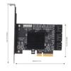 PCIE SATA Card Easy To Expand PCIE To SATA Expansion Card Support Hot Swappable 8 Port LED Indicator Light for PC for Windows