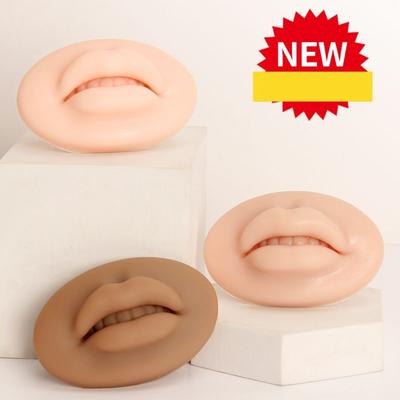 Microblading Reusable 5D Silicone Practice Lips Skin European Solid Lip Block For PMU Beginner Training Tattoo Permanent Makeup