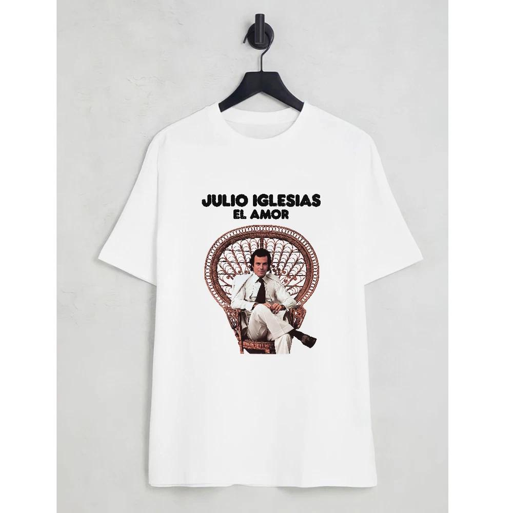 Julio iglesias tour unisex tshirt full size s5xl music tour merchandise S