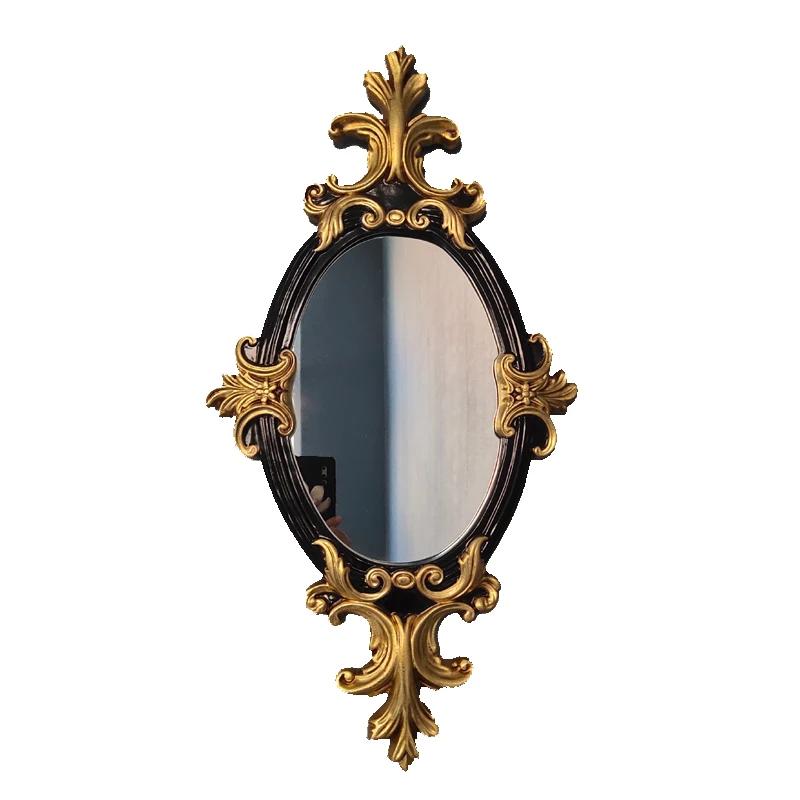 European American style mirror wall shaped wall mounted bathroom vanity makeup  decorative Decorative Mirrors