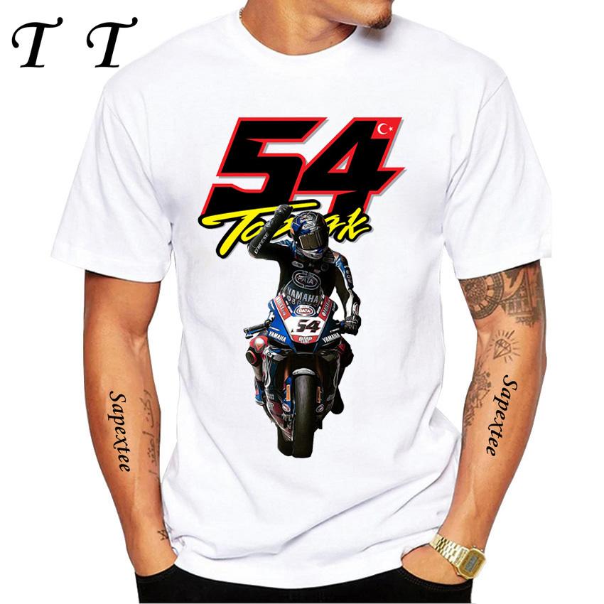 Toprak Razgatlioglu Number 54 Legend T-Shirt Summer Men Short Sleeve Hip Hop Casual Shirt Harajuku Motorcycle Sport White Tees