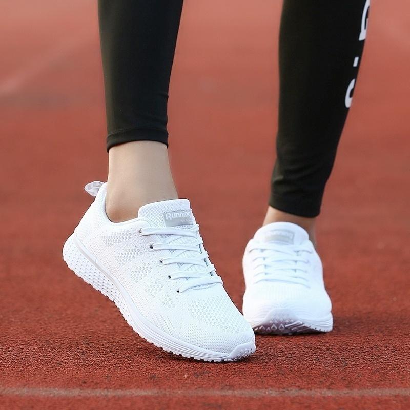 Atmungsaktive Turnschuhe für Damen, Laufschuhe, Fitness, Sportbekleidung, Freizeitschuhe