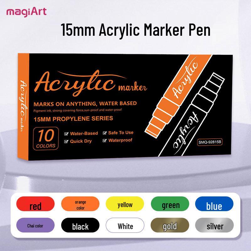 Somich 15MM Large Capacity Acrylic Marker for Posters & Graffiti
