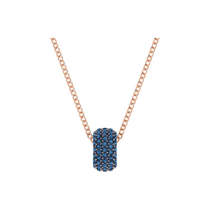 Swarovski Stone Round Necklace Women necklace Blue 5389431 Box (Random Color),F,Blue